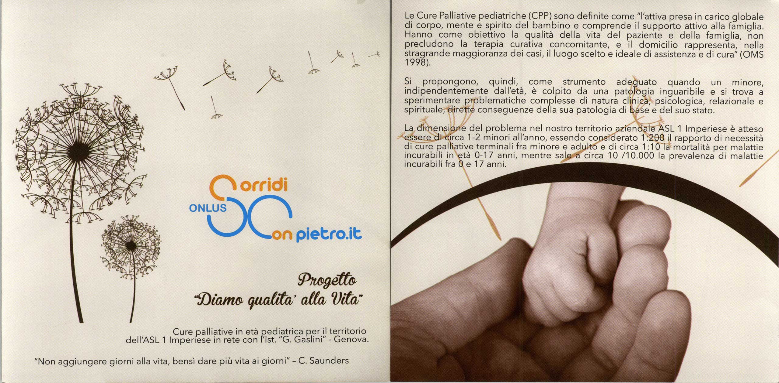 Volantino Diamo Qualità Alla Vita